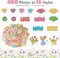 400PCS Mother’s Day Foam Stickers – Hearts, Flowers, Dots, and Mom Adhesive Stickers for DIY Crafts, Cards, Envelopes & Party Decorations